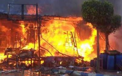Fuel cache blows up in Egypt, killing 10