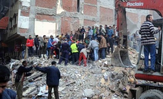 Six dead, 7 injured in Alexandria wall collapse