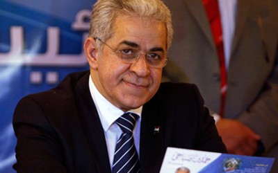 Hamdeen Sabahi vows to maintain a “civilian democratic system” in a live TV interview