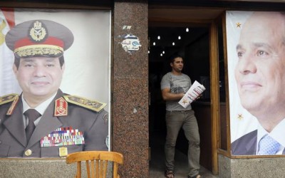Unidentified attackers torch Sisi campaign in Sharqiya