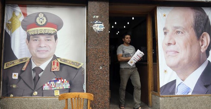 Unidentified attackers torch Sisi campaign in Sharqiya