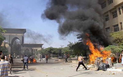 Pro-MB clashes following Friday prayers