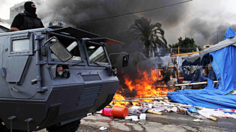 Egypt ranks 143 out of 162 countries in 2014 Global Peace Index