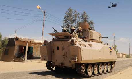 Egypt army says 11 militant fighters killed in Sinai