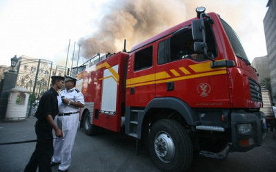 Armed forces intervene to put out major fire in Fayyoum