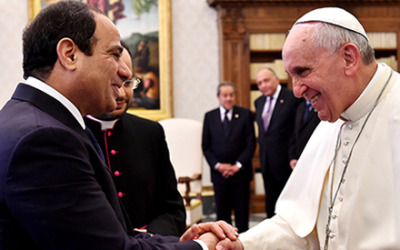 Pope urges Sisi to ensure peace during Egypt transition