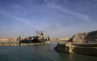 New Suez Canal prepares for August opening