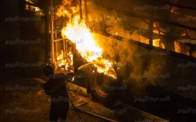 Anonymous attackers burn 4 public buses
