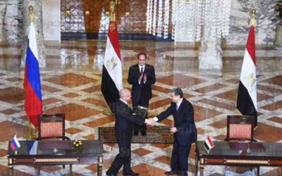 Egypt, Russia sign deal to build a nuclear power plant