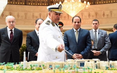 Sisi attends inauguration of new interior ministry HQ in New Cairo